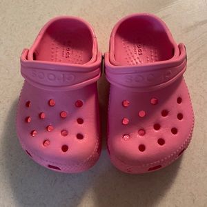 Toddler size 5 pink CROCS